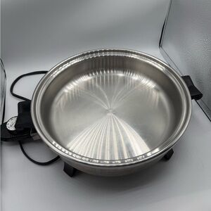 Society Stainless Steel Electric Skillet Tested Does Work